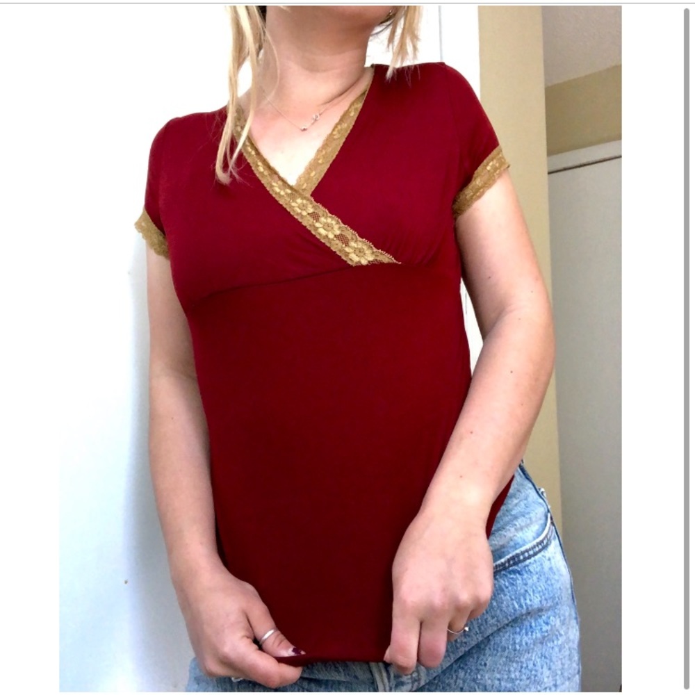 Y2K red top